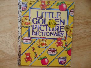Little Golden Picture Dictionary,  A Little Golden Book,  1981