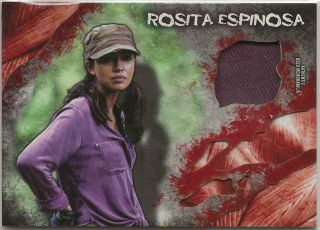 Amc Walking Dead Survival Box Christian Serratos (rosita Espinosa) Wardrobe Card