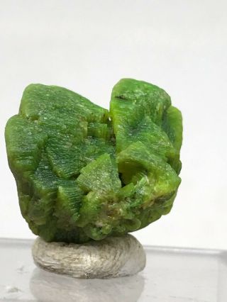 3.  6g Natural Rare Green Autunite Crystal Cluster Display Mineral Specimen 3