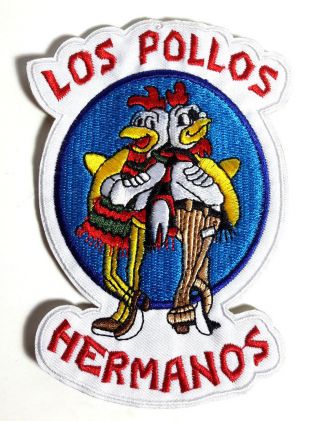 Breaking Bad Tv Los Pollos Hermanos 5 " Embroidered Patch - Usa Mailed (bapa - 01)
