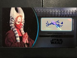 Star Wars 3d Widevision Attack Of The Clones Orli Shoshan As Shaak Ti Auto 09/25