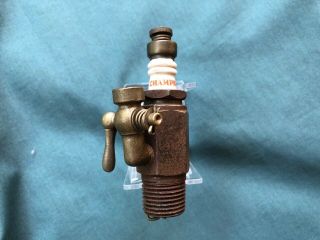Antique Vintage Champion Primer Priming Cup Spark Plug Hit Miss Engine