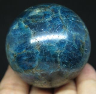 51mm 7.  6oz Natural Rainbows Apatite Crystal Sphere Ball