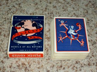 Vintage Nude Risque Models Of All Nations Playing Cards Complete Deck Tax Stamp