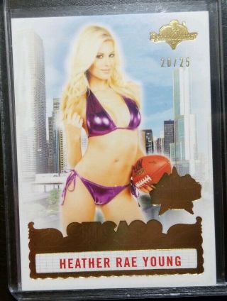 2019 Benchwarmer Heather Rae Young 40th National Chicago Gold Foil 