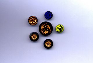 (15) (luster,  Flower,  Star,  Victorian,  Vintage,  Antique,  Buttons 1800 To 1930 