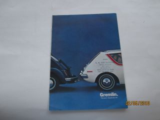 1970 1/2 Gremlin The American Car American Motors Amc Dealer Brochure