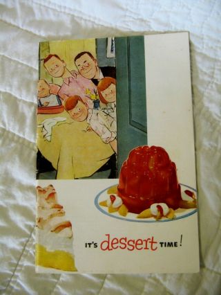 Vintage Advertising Cook Book - Jell - O It 