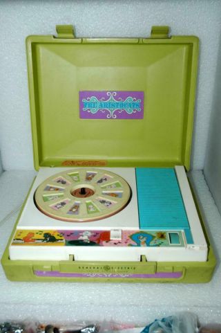 Vintage Disney Aristocats Ge Portable Phonograph Record Player Rp3200a -