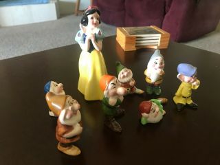 Vintage 1960 ' s Snow White and Seven Dwarfs Figurines - LAST DAY 6/7 3