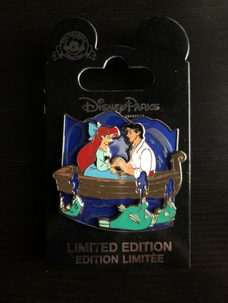 Disney Parks The Little Mermaid Puzzle Series “kiss The Girl” Pin Le 1000