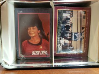 Star Trek 25th Anniversary Tin - Series 1 & 2 - Complete Trading Cards Set 1 - 310 5
