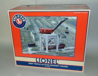 Lionel Boxed 282r Triple Action Magnet Crane Train Accessory Needs Controller