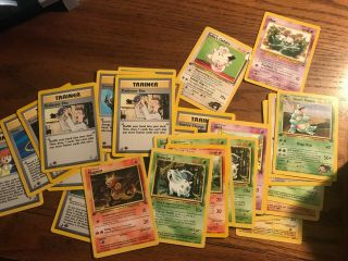 CCG Individual Pokemon cards 37 Holos,  Ex,  some first edition 1995 cards & 2016 7