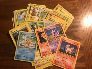 CCG Individual Pokemon cards 37 Holos,  Ex,  some first edition 1995 cards & 2016 8