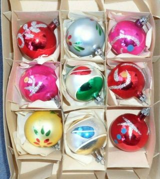 Poland Glass Christmas Tree Balls - Santa Land