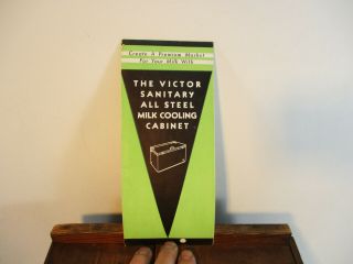 The Victor Sanitary Steel Milk Cooling Cabinet Brochure