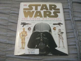 Star Wars The Visual Dictionary Signed By Author David West Reynolds