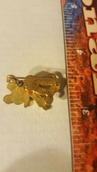1930 ' s Mickey Mouse Trembler pin.  Marked W.  D.  on the back. 5