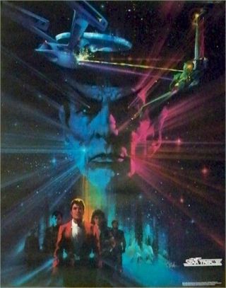 Star Trek Iii Search For Spock 22x28 Vintage Movie Poster Bob Peak Art