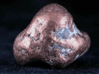 Solid Native Copper Polished Nugget Specimen Keweenaw Michigan 2 Ounces