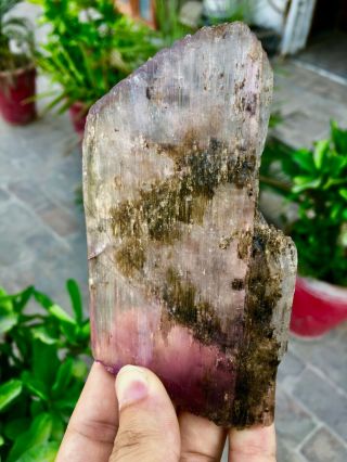 772 C.  T Top Quality Damage Terminated Rotile Inside Pink Kunzite Crystal 2