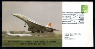Concorde 1976 First Scheduled Commercial Flight London To Washington