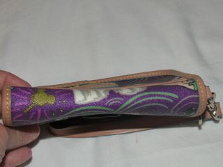 Dooney & Bourke Disney Parks Purple Sketch Wristlet 6
