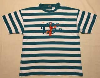 Vintage 90s Disney Winnie The Pooh “tigger” Striped T Shirt Men’s Size Xl Rare