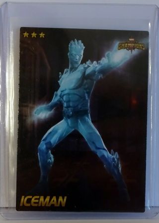 Rare Iceman Series 1 Marvel Contest Of Champions Dave & Buster 