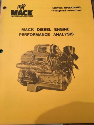 Mack Truck Service Pamphlets Dynatard Brake & Diesel Engine 3