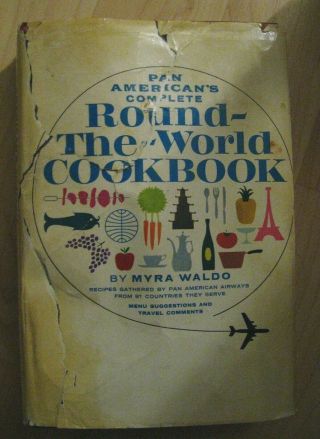 Pan American Airlines Cookbook - Vintage 1962 Paa Pan Am Air Lines Cooking Book