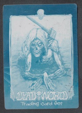 Deadworld Breygent 2012 Printing Plate Card For " Pop Art Con " Promo Card (cyan)