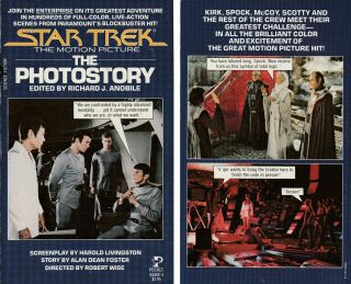 Star Trek The Motion Picture Photostory Book Vintage Photo Novel Cond.