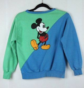 Vintage Mickey And Co Sweatshirt Disney Mickey Mouse Youth Size L Large 14/16