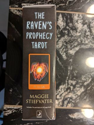 The Raven ' s Prophecy Tarot Cards Deck & Book Set by Maggie Stiefvater 2