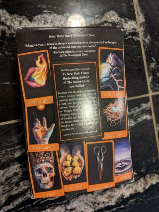 The Raven ' s Prophecy Tarot Cards Deck & Book Set by Maggie Stiefvater 3