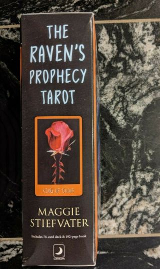 The Raven ' s Prophecy Tarot Cards Deck & Book Set by Maggie Stiefvater 4