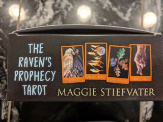 The Raven ' s Prophecy Tarot Cards Deck & Book Set by Maggie Stiefvater 5