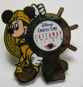 Disney Cruise Line Castaway Club Mickey Mouse Pin