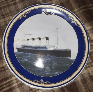 Rms Titanic " Sea Trials Completed " 8 1/4 " Collector Plate By Edward D.  Walker