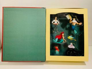 Disney Storybook Ornament Set The Little Mermaid Complete Set With Book Box