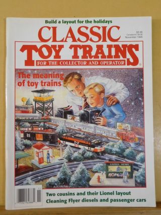 Classic Toy Trains 1995 November Lionel Layout American Flyer Build A Layout