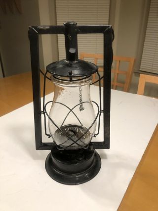 Vintage Dietz Victor Tubular No.  0 Lamp Lantern Globe Rare