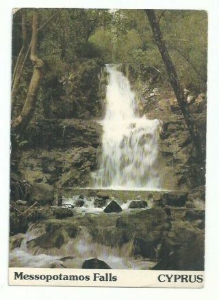 Cyprus Post Card Limassol Messopotamos Falls