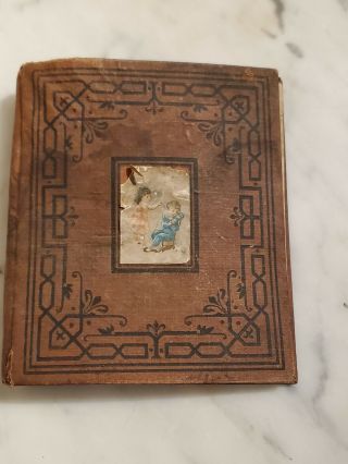 Antique Scrapbook Filled With Fanciful Scraps