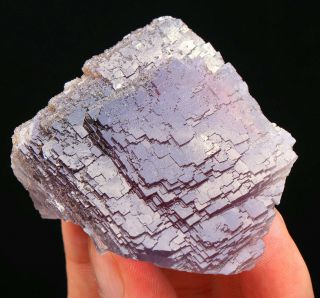 125g Rare Beauty Ladder - Like Purple Fluorite Crystal Mineral Specimen/china 726