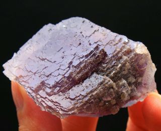 125g Rare Beauty Ladder - like Purple Fluorite Crystal Mineral Specimen/China 726 5
