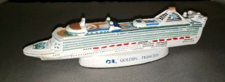 Princess Cruise Line Golden Princess Cruise Ship Model Souvenir Advertising