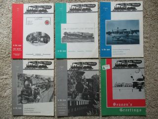 Live Steam Magazines,  1970,  6 Issues,  July - December,  Vol 4,  No.  7 - 12
